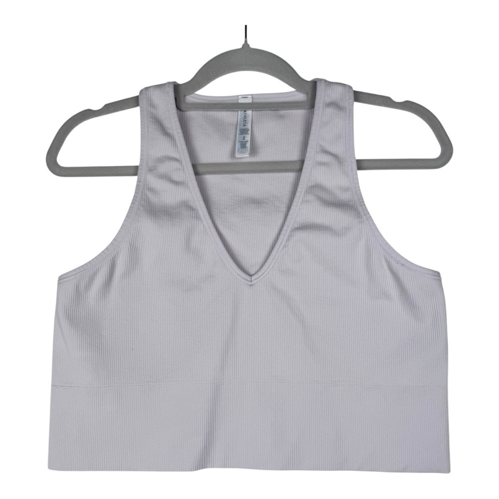 Athleta Aurora Seamless Tank Top Pink Pale Size XL Workout